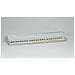 Kat. 6a 19"-Patchpanel, 24 P, geschirmt, grau, Grigio - Foto miniatura 2